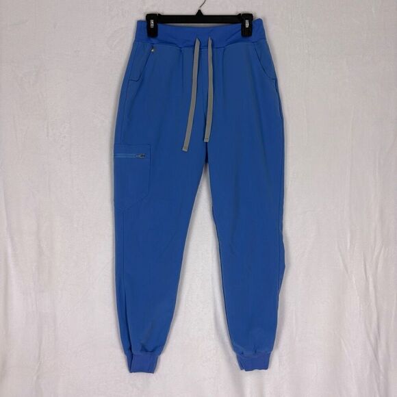 FIGS Blue Scrub Jogger Pants Size Medium - Picture 1 of 12